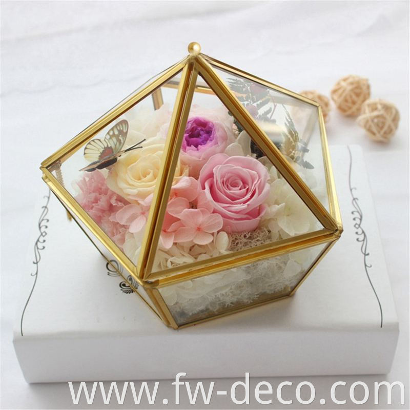 Glass Jewelry Box